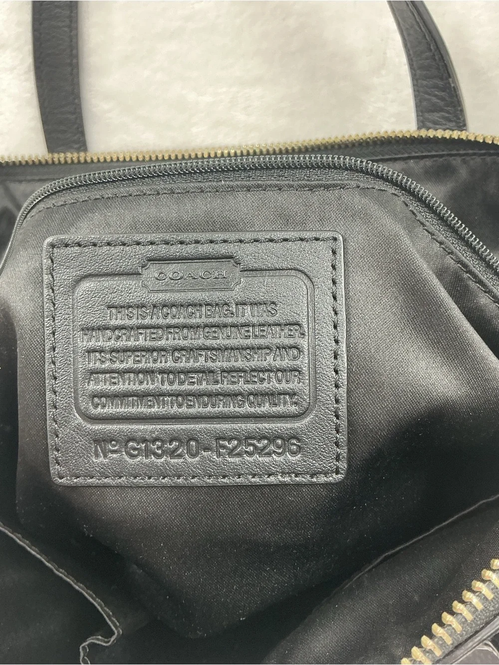 Coach Black Leather Satchel with Adjustable Strap c19